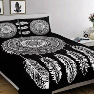 Midnight Mandala 5-Piece Bedsheet Set