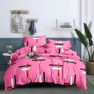 Blush Pop Modern Duvet Set (6-Piece)