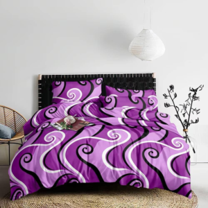 Royal Plum Swirl Royal Plum Swirl Duvet Set (6-Piece)