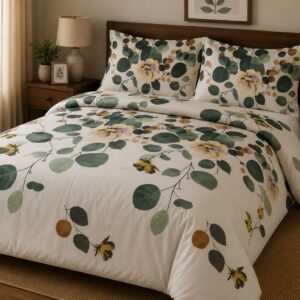 Botanical Blossom 5-Piece Bedsheet Set