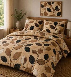 IMG-20260617-WA0006 Autumn Leaf Harmony 5-Piece Bedsheet Set