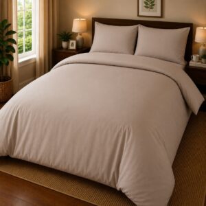 Elegant Sandstone 5-Piece Bedsheet Set