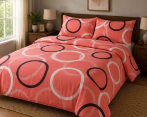 Coral Rings 5-Piece Bedsheet Set