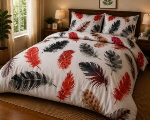 Feather Breeze 5-Piece Bedsheet Set