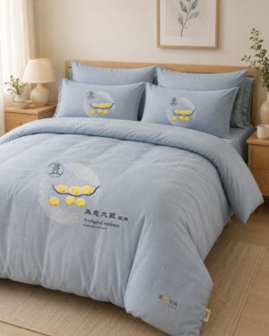IMG-20260617-WA0067 Soya Comfort Light Blue 5-Piece Bedsheet Set
